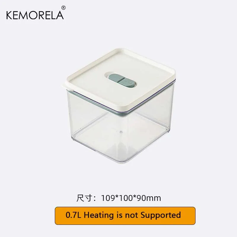 Food Storage Containers -BPA-Free Plastic Kitchen Organizer with Lids, Fridge & Freezer Boxes for Pantry, Vegetables, Leftovers