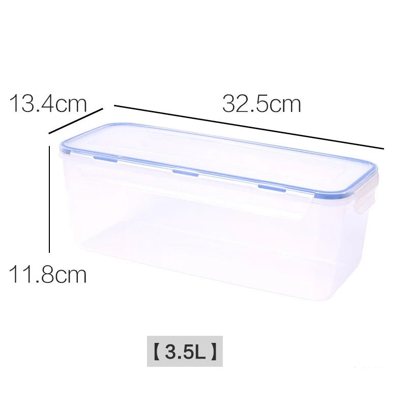 Airtight Food Storage Container With Lid Plastic Bread Storage Box Sandwich Bread Keeper Loaf Bread Container Kitchen Organizer