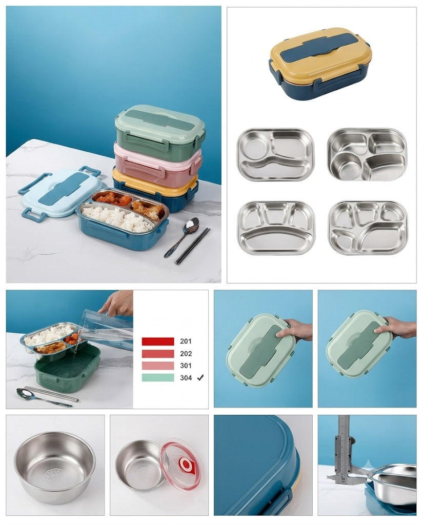 LunchMate™ Stainless Steel Bento Box