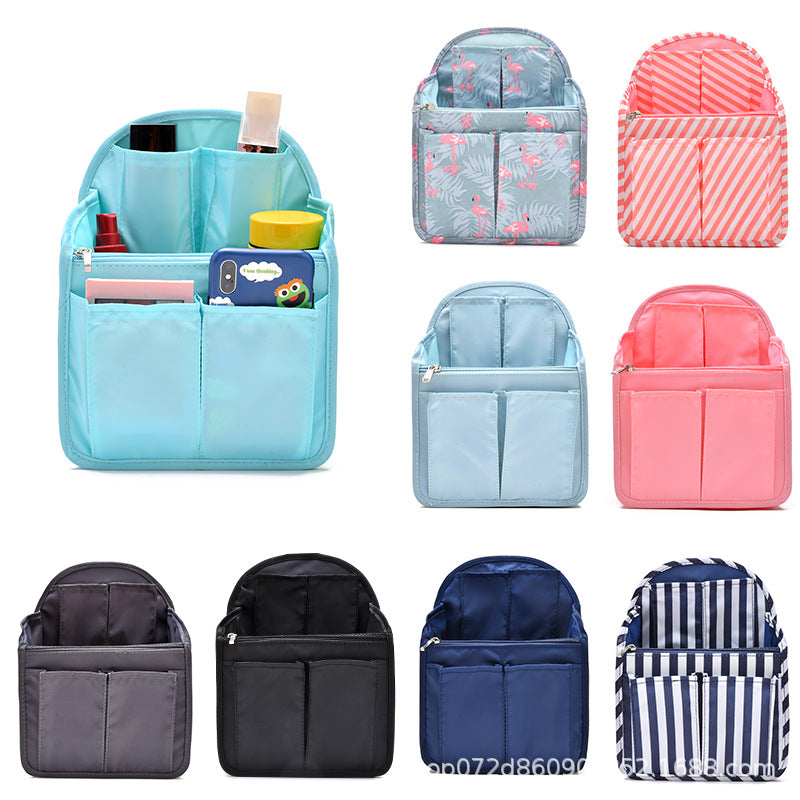Factory spot direct waterproof twill backpack bag shoulder bag classification storage bag
