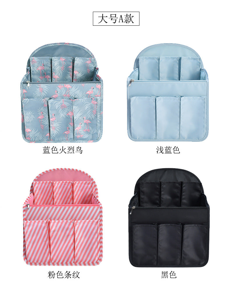 Factory spot direct waterproof twill backpack bag shoulder bag classification storage bag