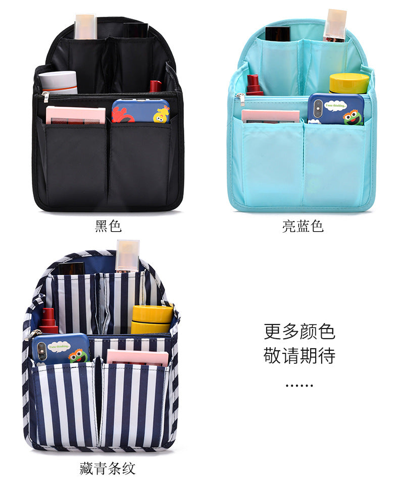 Factory spot direct waterproof twill backpack bag shoulder bag classification storage bag