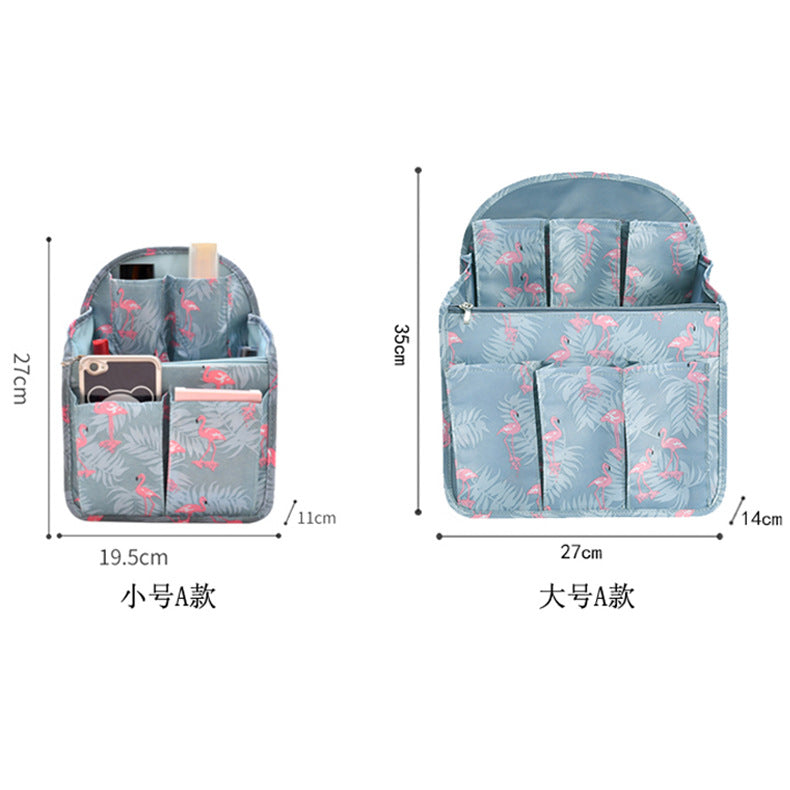 Factory spot direct waterproof twill backpack bag shoulder bag classification storage bag