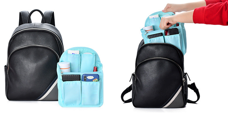 Factory spot direct waterproof twill backpack bag shoulder bag classification storage bag