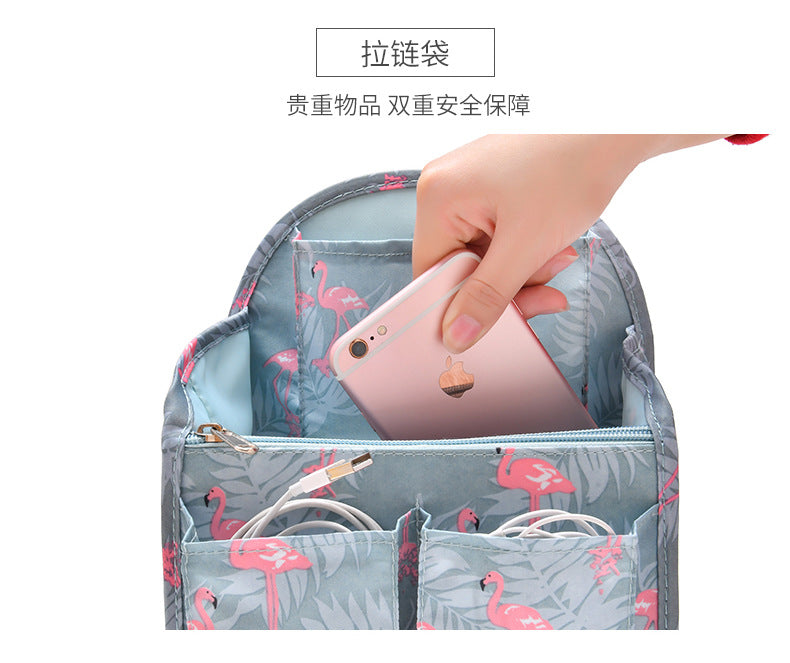 Factory spot direct waterproof twill backpack bag shoulder bag classification storage bag