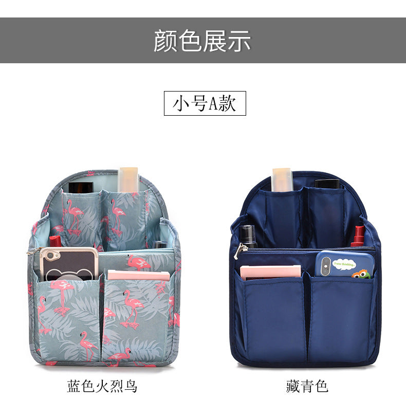 Factory spot direct waterproof twill backpack bag shoulder bag classification storage bag