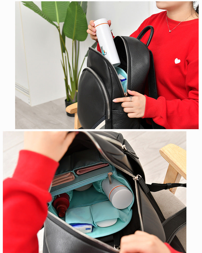 Factory spot direct waterproof twill backpack bag shoulder bag classification storage bag