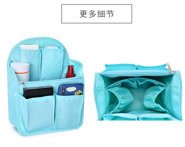 Factory spot direct waterproof twill backpack bag shoulder bag classification storage bag