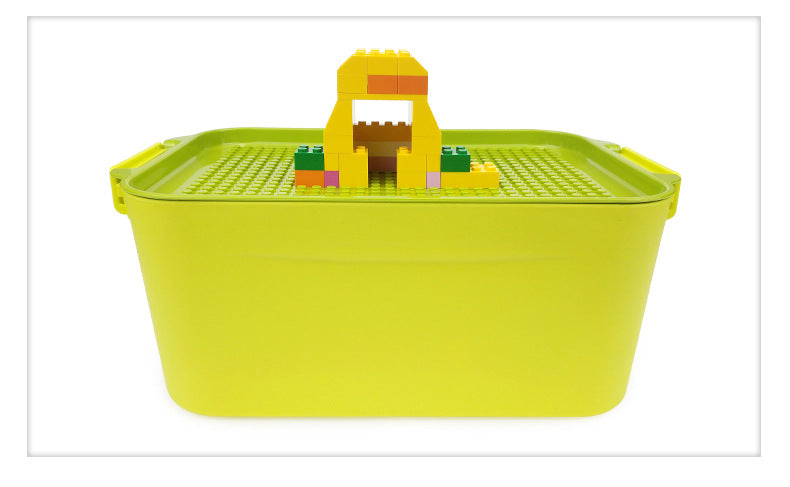 Building Blocks Parts Plastic Storage Box Children's Toys Building Blocks Granular Parts Storage Table Large Medium Small Plastic Box