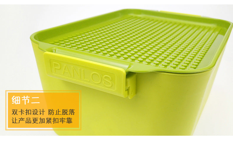 Building Blocks Parts Plastic Storage Box Children's Toys Building Blocks Granular Parts Storage Table Large Medium Small Plastic Box