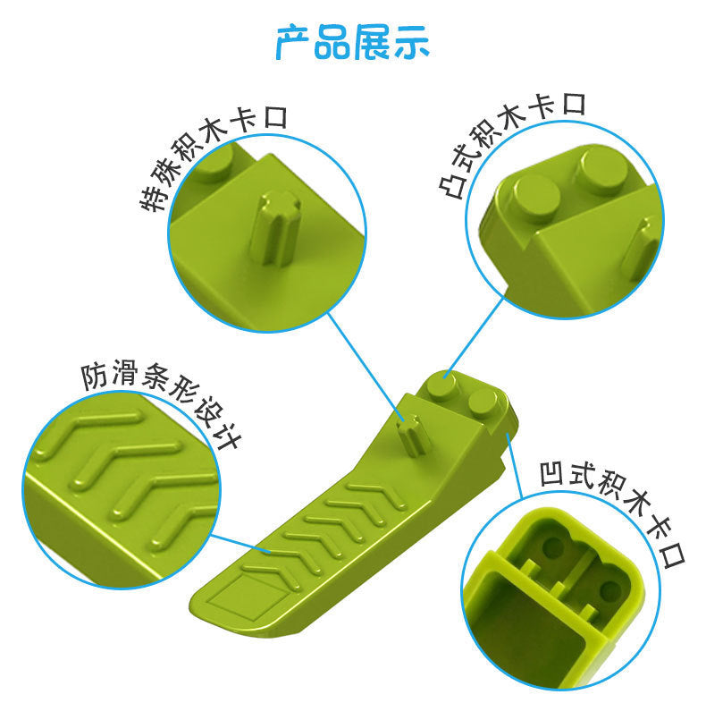 Building Blocks Parts Plastic Storage Box Children's Toys Building Blocks Granular Parts Storage Table Large Medium Small Plastic Box