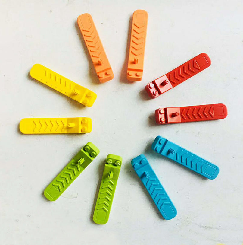 Building Blocks Parts Plastic Storage Box Children's Toys Building Blocks Granular Parts Storage Table Large Medium Small Plastic Box