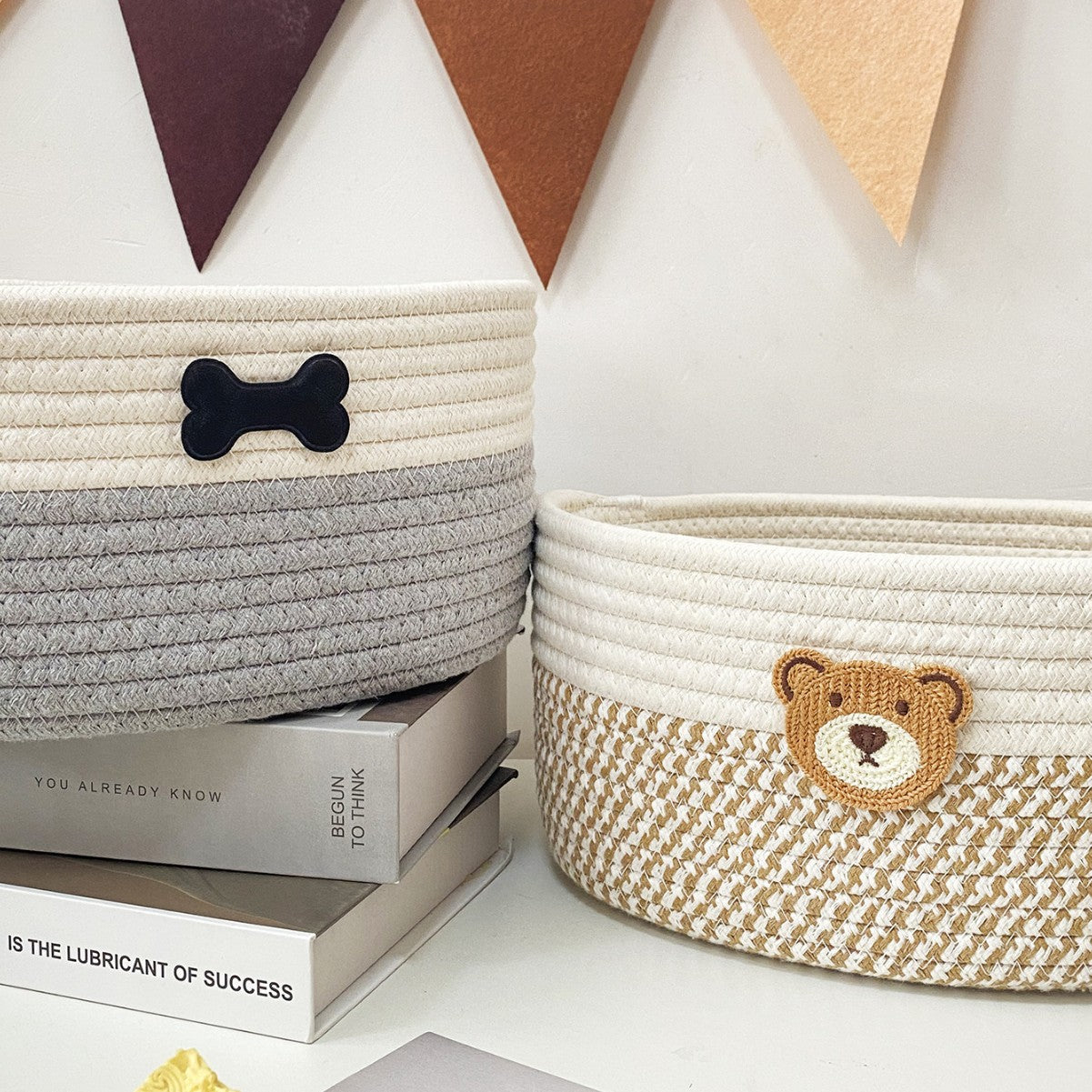 WeavNest™ Cotton Rope Storage Basket