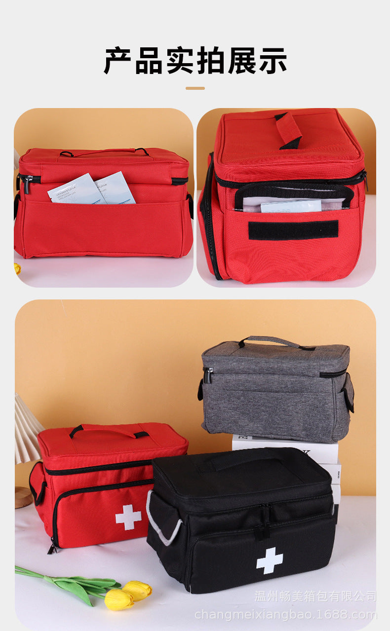Amazon's New Small Medicine Storage Bag Family First Aid Storage Box Medical Tool Kit Medical Kit