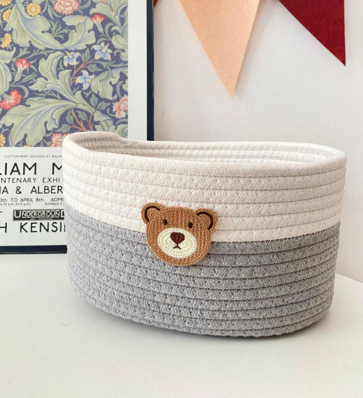 WeavNest™ Cotton Rope Storage Basket