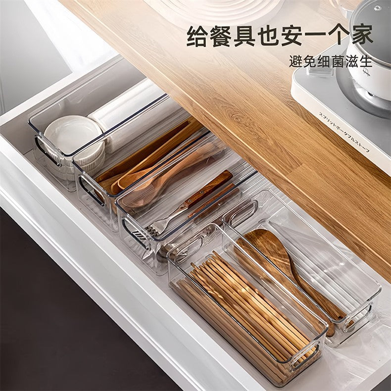 Snack and Miscellaneous Storage Box Right-Angle Plus Rectangular Narrow Long Drawer-Type Kitchen Cabinet Partition Deep Cabinet Storage Rack