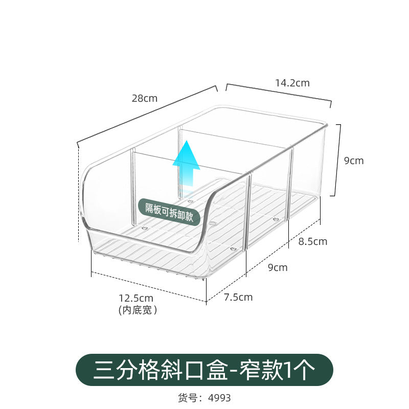 Snack and Miscellaneous Storage Box Right-Angle Plus Rectangular Narrow Long Drawer-Type Kitchen Cabinet Partition Deep Cabinet Storage Rack