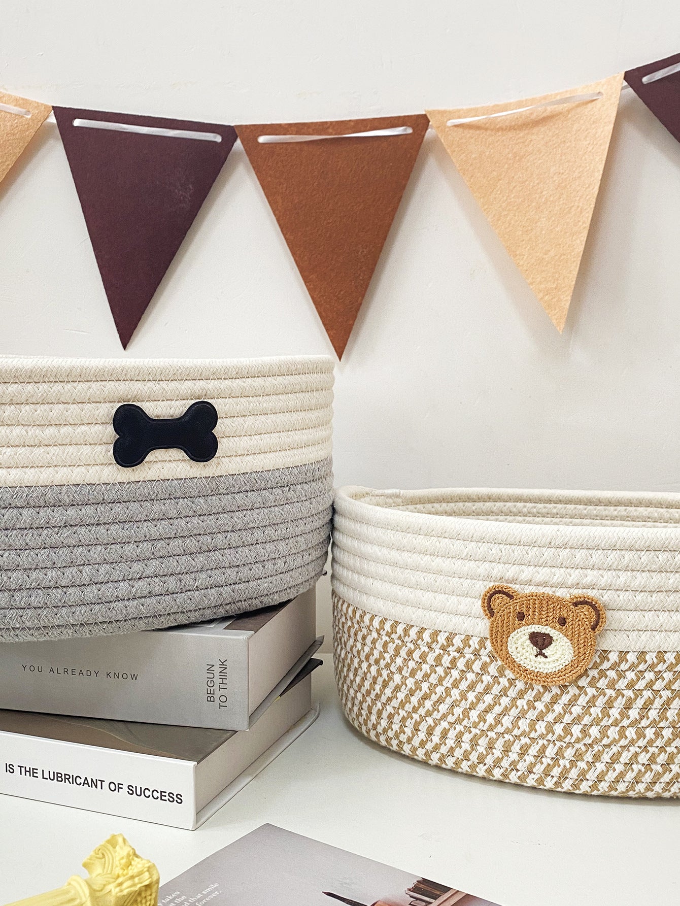 WeavNest™ Cotton Rope Storage Basket