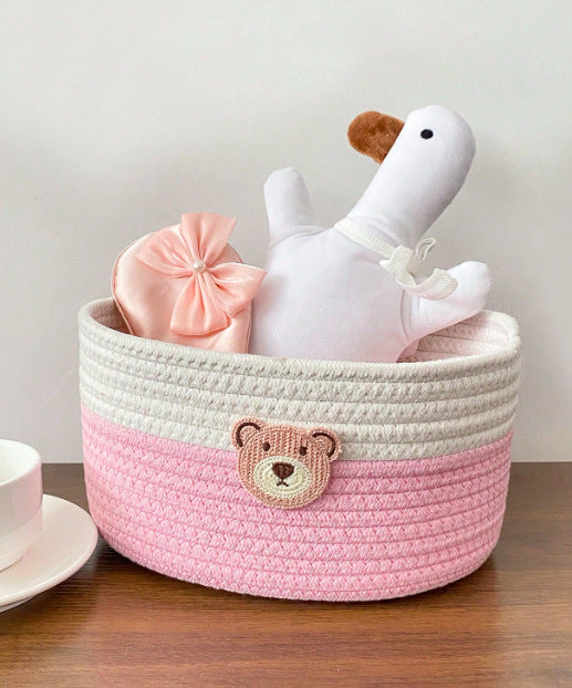 WeavNest™ Cotton Rope Storage Basket