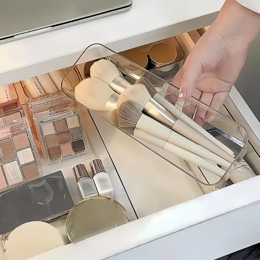 Cross-Border Drawer Partition Storage Box Dressing Table Built-In Cosmetics Storage Box Acrylic Transparent Desktop Organization Box