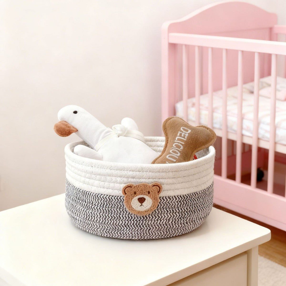 WeavNest™ Cotton Rope Storage Basket