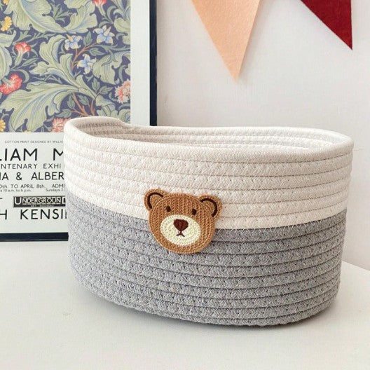 WeavNest™ Cotton Rope Storage Basket