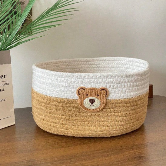 WeavNest™ Cotton Rope Storage Basket