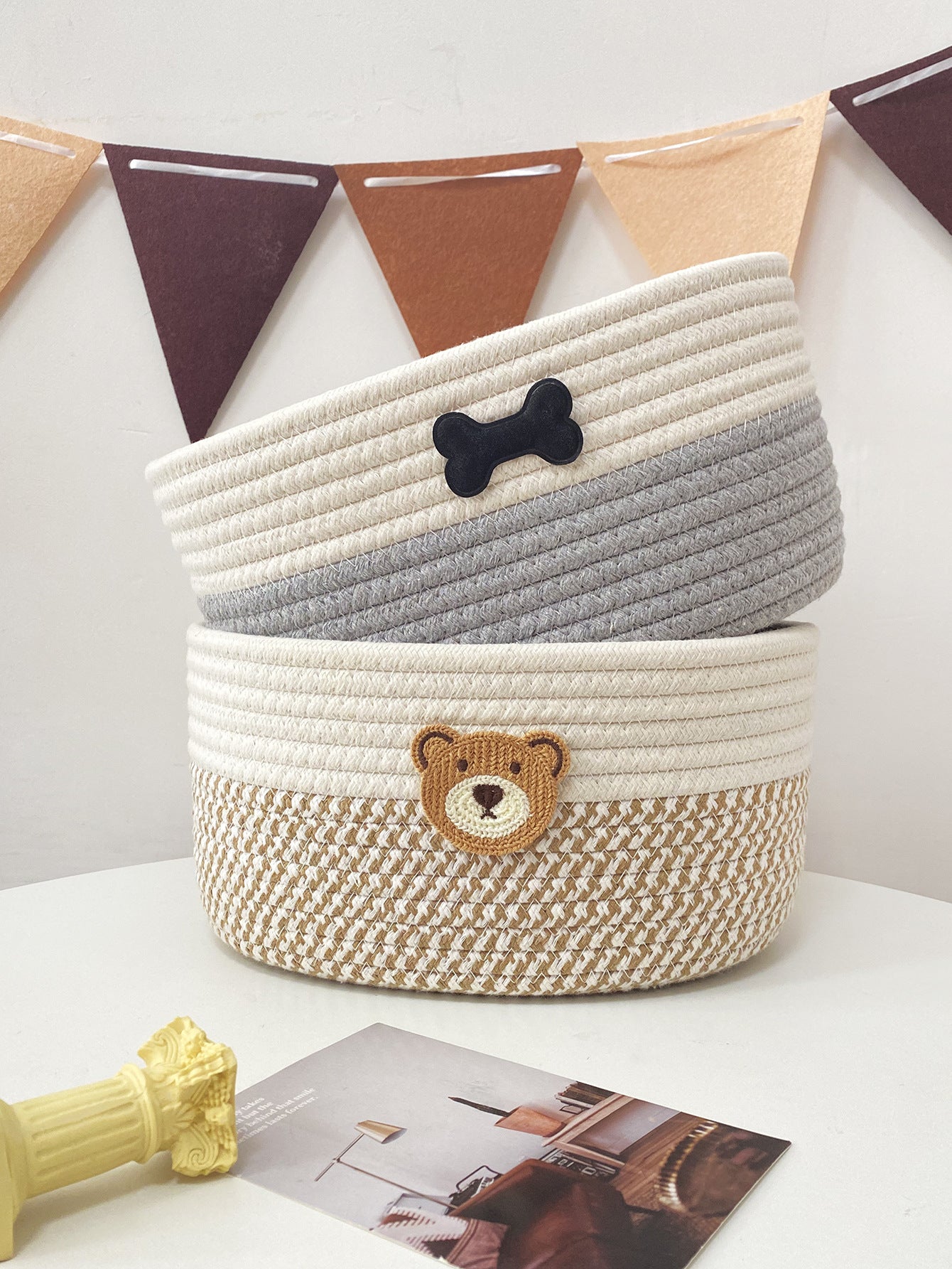 WeavNest™ Cotton Rope Storage Basket