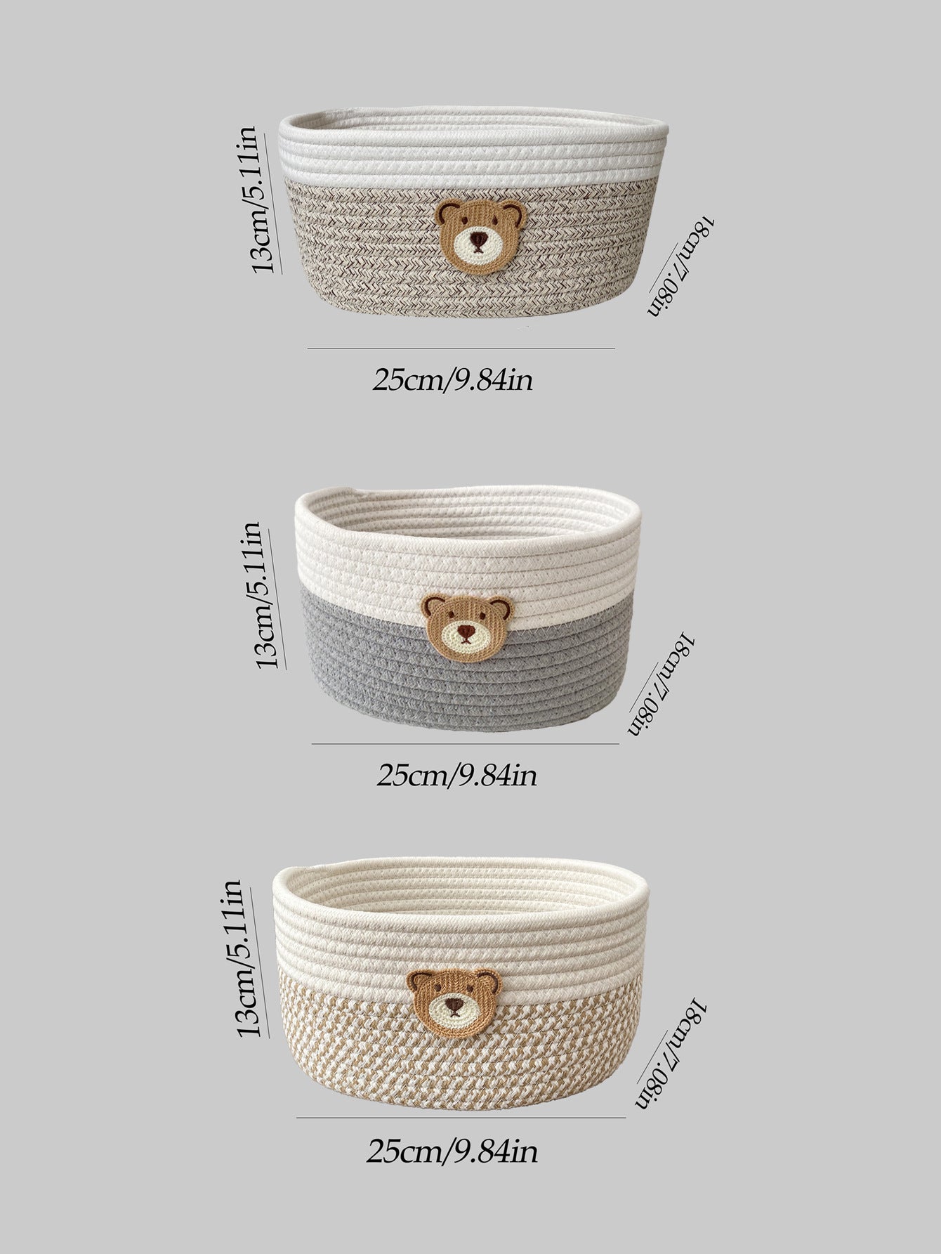 WeavNest™ Cotton Rope Storage Basket