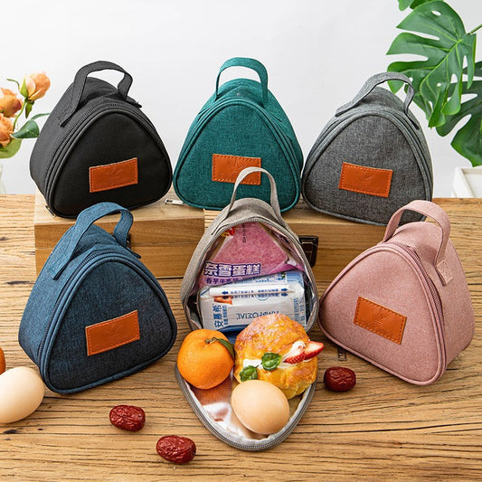 LunchPack™ Insulated Triangular Lunch Bag – Aluminum Foil Thermal Tote
