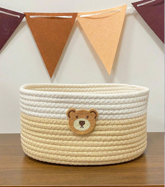 WeavNest™ Cotton Rope Storage Basket