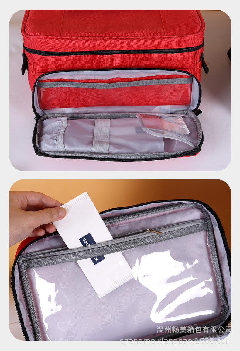 Amazon's New Small Medicine Storage Bag Family First Aid Storage Box Medical Tool Kit Medical Kit