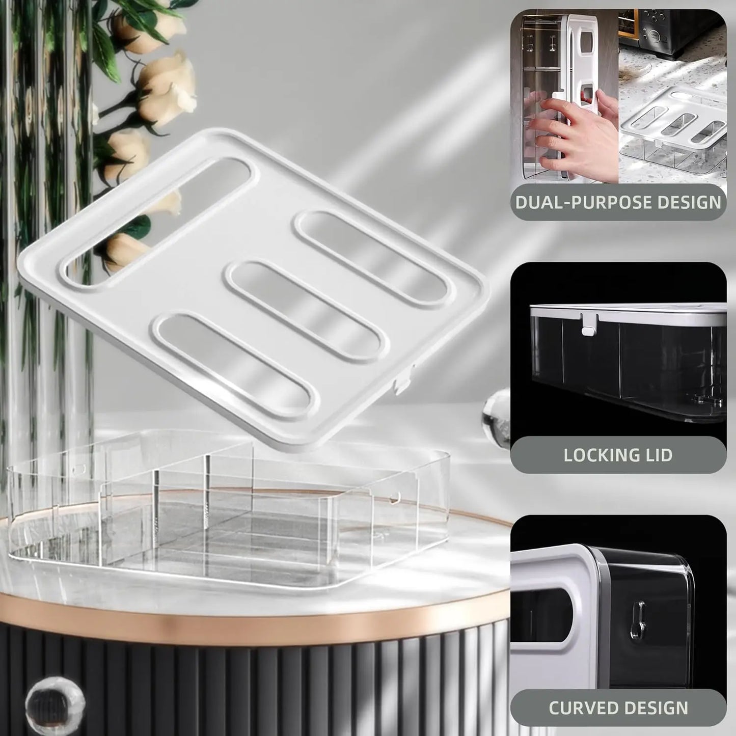 BagKeeper™ 4-Slot Kitchen Bag Organizer