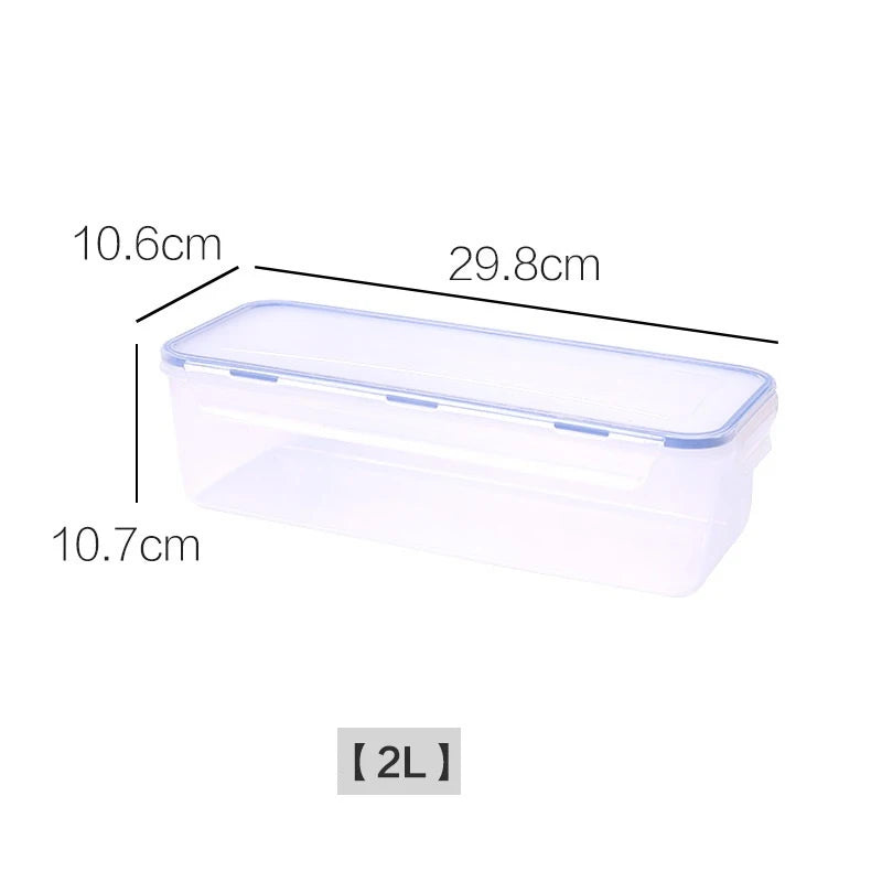 Airtight Food Storage Container With Lid Plastic Bread Storage Box Sandwich Bread Keeper Loaf Bread Container Kitchen Organizer