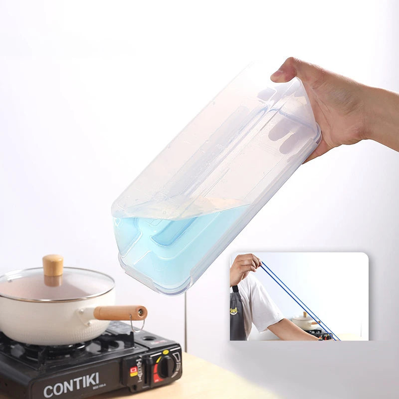 Airtight Food Storage Container With Lid Plastic Bread Storage Box Sandwich Bread Keeper Loaf Bread Container Kitchen Organizer