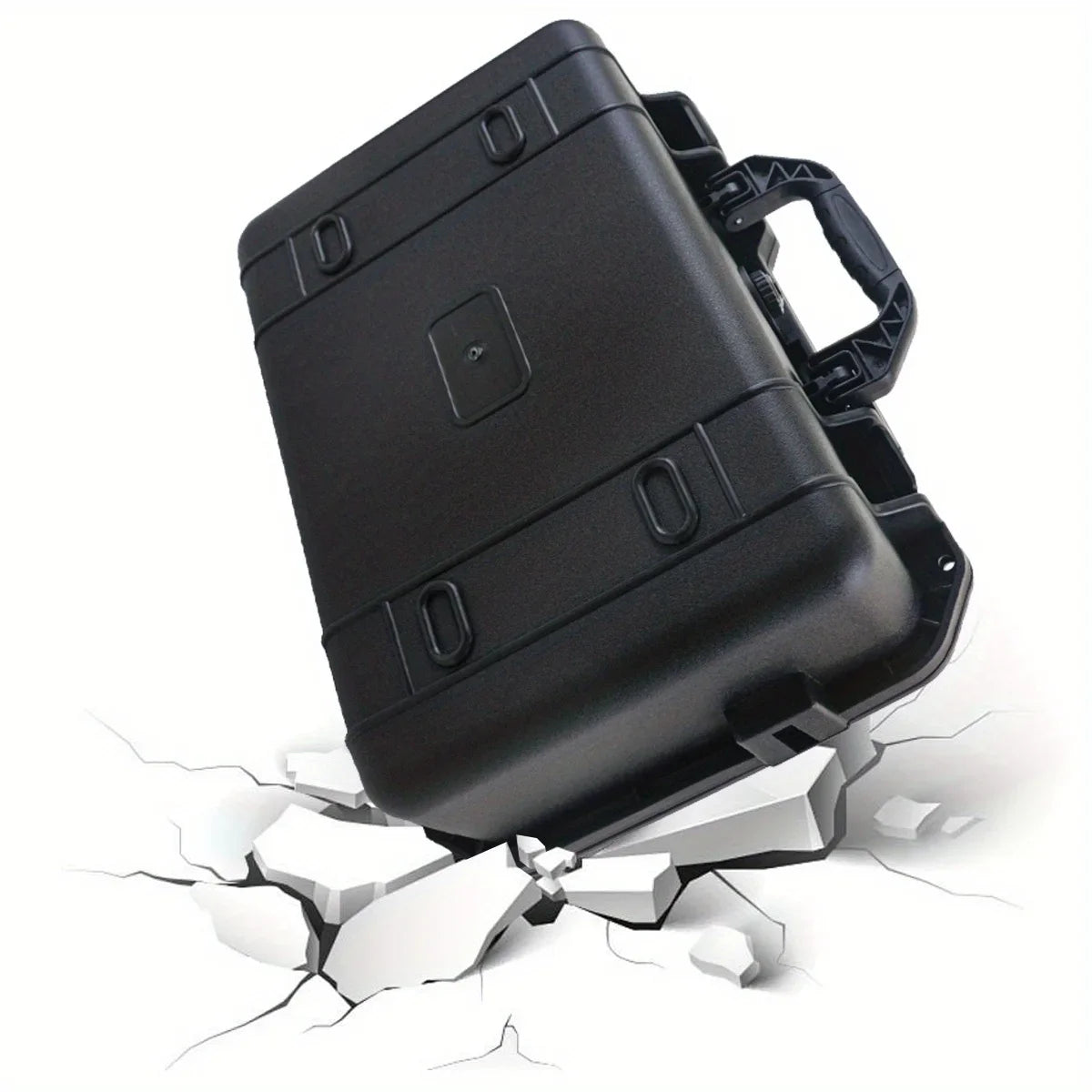 1pc Waterproof Hard Carry Case Bag Tool Case With Pre-cut Sponge Storage Box Safety Protector Organizer Hardware Toolbox