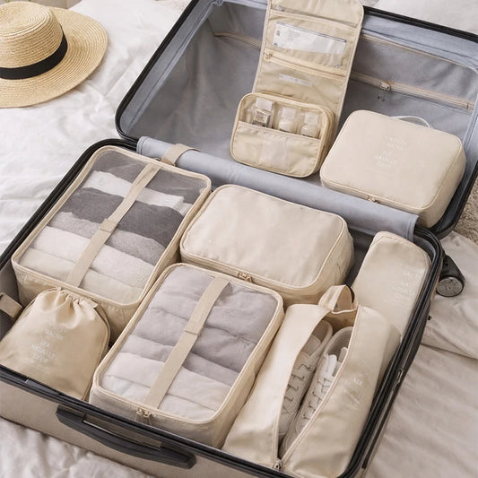 PackPro™ Travel Packing Cubes Set – 7/8/9 Pcs Luggage Organizer Bags