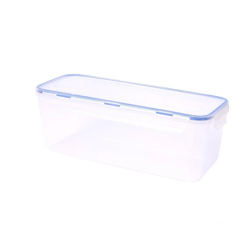 Airtight Food Storage Container With Lid Plastic Bread Storage Box Sandwich Bread Keeper Loaf Bread Container Kitchen Organizer