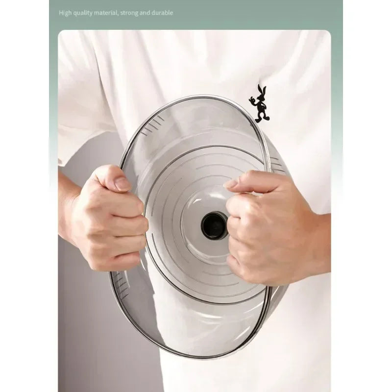 Household Food Insulation Cover Transparent Stackable Dust-Proof Insect Food Insulation Cover Kitchen Gadgets Reusable